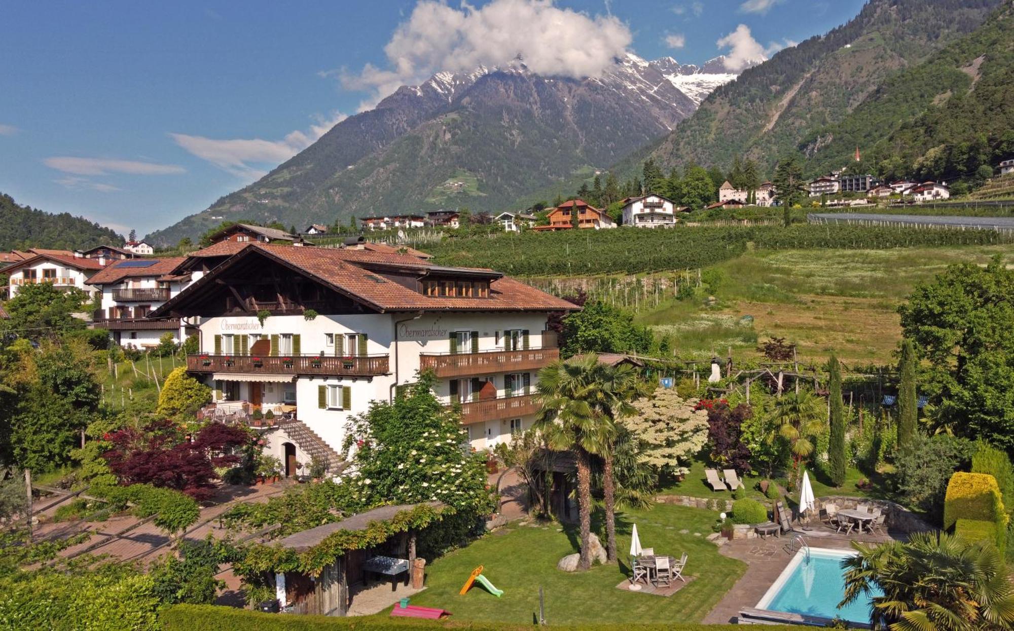 Obermaratscher Apartments Residence Lagundo Eksteriør billede